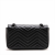 Gucci GG Marmont Small Chevron Leather Flap Bag Black