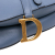 Christian Dior AB Dior Blue Goatskin Leather Saddle Bag Italy