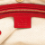 Gucci B Gucci Red Calf Leather Small Diamante Craft Tote Italy