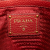Prada B Prada Red Calf Leather Vitello Daino Shopping Tote Romania