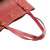 Prada B Prada Red Calf Leather Vitello Daino Shopping Tote Romania