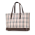 Burberry B Burberry Brown Beige Canvas Fabric House Check Tote United Kingdom