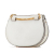 Chloé B Chloé White Off White Calf Leather Mini skin Suede Pixie Signature Satchel Spain