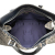 Fendi B Fendi Gray with Blue Canvas Fabric Zucchino Handbag Italy
