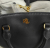 LAUREN Ralph Lauren LEATHER LARGE MARCY SATCHEL - Handtasche - black
