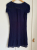 CAROLL Paris Navy blue lined dress