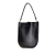 Burberry AB Burberry Black Calf Leather TB Anne Hobo Italy