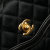 Chanel B Chanel Black Satin Fabric CC Quilted Bijoux Chain Single Flap France