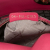 Christian Dior B Dior Pink Dark Pink Lambskin Leather Leather Mini Lambskin Cannage Lady Dior Italy
