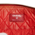 Chanel B Chanel Red Lambskin Leather Leather Medium Quilted Lambskin O Case Clutch Italy