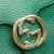 Gucci B Gucci Green Calf Leather Small Dollar skin Interlocking G Crossbody Italy