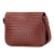 Bottega Veneta B Bottega Veneta Red Indian Red Nappa Leather Leather Nappa Intrecciato Flap Crossbody Italy