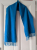 Yves Saint Laurent Echarpe vintage en laine turquoise
