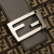 Fendi B Fendi Brown Dark Brown Canvas Fabric Zucchino Crossbody Italy
