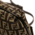 Fendi B Fendi Brown Dark Brown Canvas Fabric Zucchino Crossbody Italy