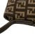 Fendi B Fendi Brown Dark Brown Canvas Fabric Zucchino Crossbody Italy
