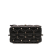 Valentino B Valentino Black Lambskin Leather Leather Lambskin VLTN Candystud Top Handle Bag Italy