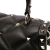 Valentino B Valentino Black Lambskin Leather Leather Lambskin VLTN Candystud Top Handle Bag Italy