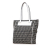 Fendi B Fendi Black with White Canvas Fabric Zucchino Tote Italy