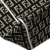 Fendi B Fendi Black with White Canvas Fabric Zucchino Tote Italy