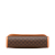 Celine B Celine Brown Coated Canvas Fabric Macadam Clutch Italy