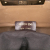 Fendi B Fendi Brown Calf Leather Baguette Chain Flap Italy