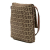Fendi B Fendi Brown Beige Canvas Fabric Zucchino Crossbody Italy