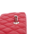 Chanel Rectangular Classic Single Flap Extra Mini Lambskin Leather Matelassè Shoulder Bag Red