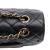 Chanel Classic Double Flap Medium Caviar Leather Matelassè Shoulder Bag Black