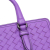 Bottega Veneta Purple Dark Purple Nappa Leather Leather Small Nappa Intrecciato Monaco Satchel Italy