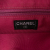 Chanel B Chanel Pink Dark Pink Suede Leather CC Choco Bar Beaded Chain Flap France