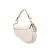 Christian Dior B Dior White Calf Leather Mini Grained skin Saddle Bag Italy