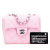 Chanel B Chanel Pink Cotton Fabric Mini Square Classic Jersey Single Flap France