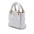 Christian Dior B Dior Silver Calf Leather Mini Metallic Grained skin Cannage Lady Dior Italy