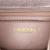 Chanel AB Chanel Pink Rose Gold Calf Leather Mini Square Classic Iridescent skin Single Flap Italy