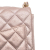 Chanel AB Chanel Pink Rose Gold Calf Leather Mini Square Classic Iridescent skin Single Flap Italy