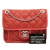Chanel B Chanel Red Caviar Leather Leather Small Caviar French Riviera Flap Italy
