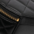 Chanel Black Quilted Lambskin Oval Logo Chain Top Handle Round Clutch on Chain Italy