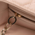 Christian Dior B Dior Pink Light Pink Lambskin Leather Leather Large Lambskin Cannage Lady Dior Italy