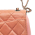 Chanel Pink Paris Salzburg Mini Quilted Glazed Calfskin and Felt Edelweiss Flower CC Flap Italy