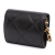 Chanel AB Chanel Black Lambskin Leather Leather Quilted Lambskin 19 Flap Coin Purse With Chain Italy