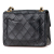 Chanel B Chanel Black Lambskin Leather Leather Mini Square Classic Lambskin Single Flap France