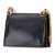 Fendi B Fendi Black Calf Leather Small Scalloped Kan I Crossbody Italy