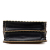 Fendi B Fendi Black Calf Leather Small Scalloped Kan I Crossbody Italy