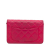 Chanel B Chanel Pink Hot Pink Lambskin Leather Leather Classic Lambskin Wallet on Chain Italy