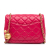 Chanel Pink Mini Square Classic Lambskin Pearl Crush Single Flap Italy