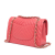 Chanel B Chanel Pink Blush Lambskin Leather Leather Medium Classic Chevron Lambskin Double Flap France