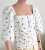 Maje Weisse Bluse mit dots