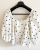 Maje Weisse Bluse mit dots