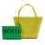Bottega Veneta AB Bottega Veneta Green Light Green Chemical Fiber Fabric Mini Rubber Arco Shopping Bag Italy